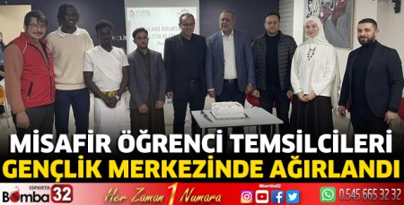 Misafir öğrenci temsilcileri Gençlik Merkezinde ağırlandı