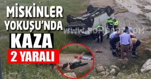 Miskinler Yokuşu'nda kaza: 2 yaralı