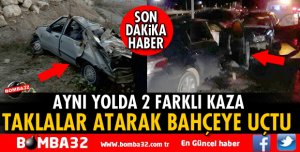 MİSKİNLERDE 2 FARKLI KAZA