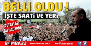 MİTİNG SAATİ YERİ BELLİ OLDU