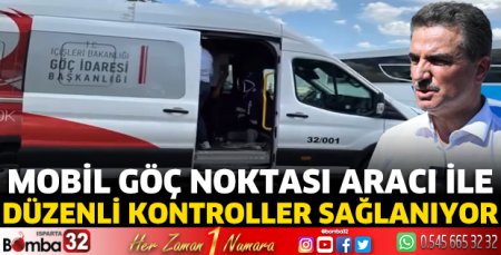 Mobil Göç Noktası Aracı ile düzenli kontroller sağlanıyor