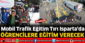 MOBİL TRAFİK EĞİTİM TIRI SAYESİNDE ÇOCUKLAR BİLİNÇLENİYOR
