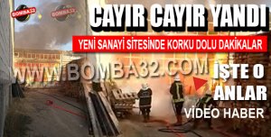 MOBİLYA DÜKKANI CAYIR CAYIR YANDI