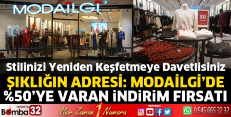 Modailgi’de yüzde 50’ye varan indirim fırsatı