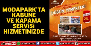 MODAPARK’TA KABUNE VE KAPAMA SERVİSİ HİZMETİNİZDE