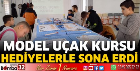 Model Uçak Kursu sona erdi