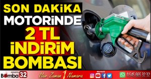 MOTORİNE BÜYÜK İNDİRİM GELİYOR