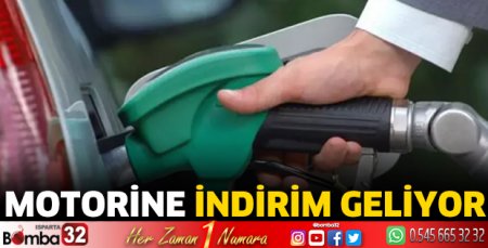 Motorine indirim geliyor
