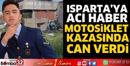 Motosiklet kazasında can verdi