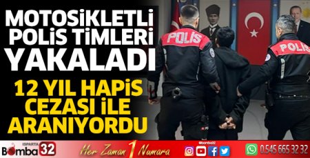 Motosikletli polis timleri yakaladı