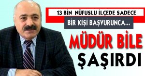 Müdür bile şaşırdı
