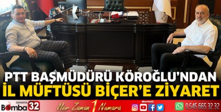 Müdür Köroğlu'dan Müftü Biçer'e ziyaret