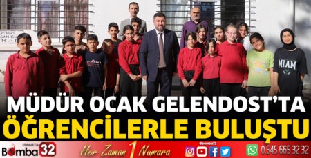 Müdür Ocak Gelendost'ta öğrencilerle buluştu