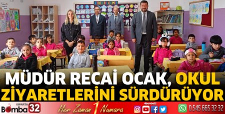 Müdür Ocak, miniklerle bir araya geldi 