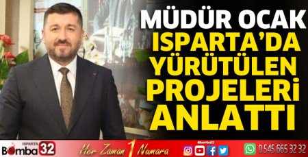 Müdür Ocak projeleri anlattı