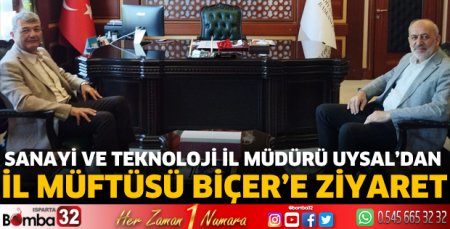Müdür Uysal’dan İl Müftüsü Biçer’e ziyaret