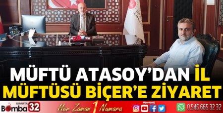Müftü Atasoy’dan İl Müftüsü Biçer’e ziyaret