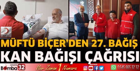 Müftü Biçer’den 27.Bağış
