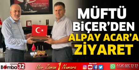 Müftü Biçer'den Alpay Acar'a ziyaret