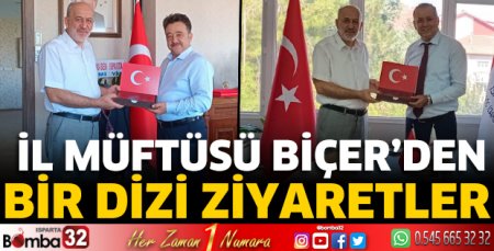 Müftü Biçer'den bir dizi ziyaretler