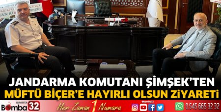 Müftü Biçer''e hayırlı olsun ziyareti