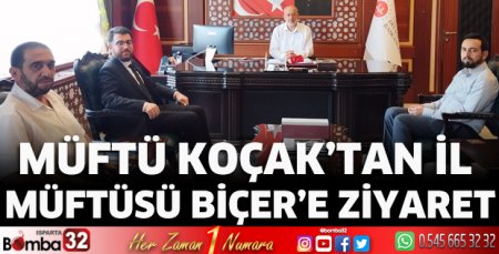 Müftü Koçak’tan İl Müftüsü Biçer’e ziyaret