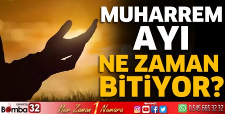 Muharrem ayı ne zaman bitiyor?