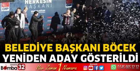 Muhittin Böcek yeniden aday gösterildi