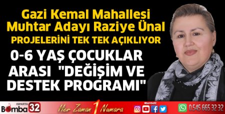 Muhtar adayı Raziye Ünal bir projesini daha açıkladı