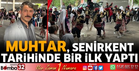 Muhtar ilçede bir ilki yaptı