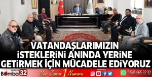 Muhtar Kınay ve heyetini Başdeğirmen'i ziyaret etti