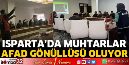 Muhtarlar AFAD gönüllüsü oluyor