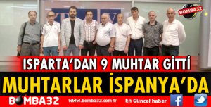 MUHTARLAR İSPANYA’DA