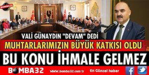MUHTARLARA SESLENDİ