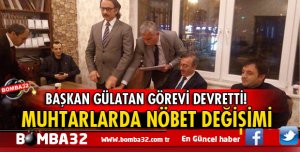 ISPARTA'DA MUHTARLARDA NÖBET DEĞİŞİMİ!