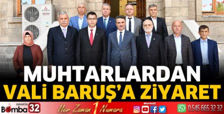 Muhtarlardan Vali Baruş'a ziyaret