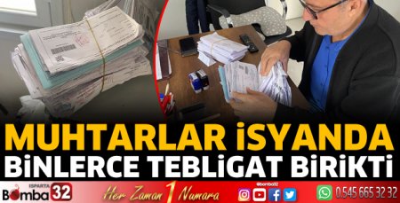 Muhtarları bıktırdı