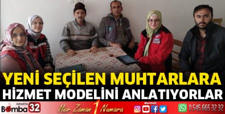 Muhtarları tek tek ziyaret ediyorlar