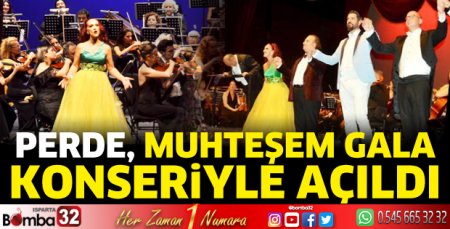 Muhteşem gala konserle başladı