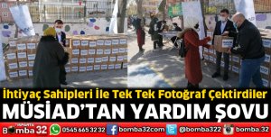 MÜSİAD'tan yardım şovu