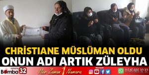 Müslüman oldu