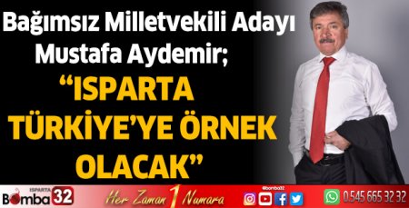 Mustafa Aydemir çalışmalarını sürdürüyor