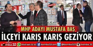 MUSTAFA BAŞ ESNAFLARDAN DESTEK İSTİYOR