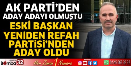 Mustafa Şahin Yeniden Refah Partisi'nden aday oldu