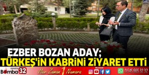 Mustafa Tuğrul Yıldız,  Türkeş'in Kabrini Ziyaret Etti 
