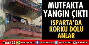 MUTFAKTA YANGIN ÇIKTI