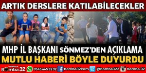MUTLU HABERİ BAŞKAN SÖNMEZ DUYURDU 