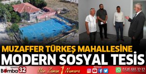 Muzaffer Türkeş Mahallesine modern sosyal tesis