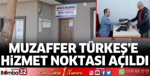 Muzaffer Türkeş’e hizmet noktası açıldı