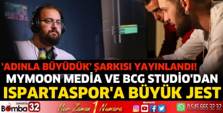 Mymoon Media ve BCG Studio'dan Ispartaspor'a büyük jest
